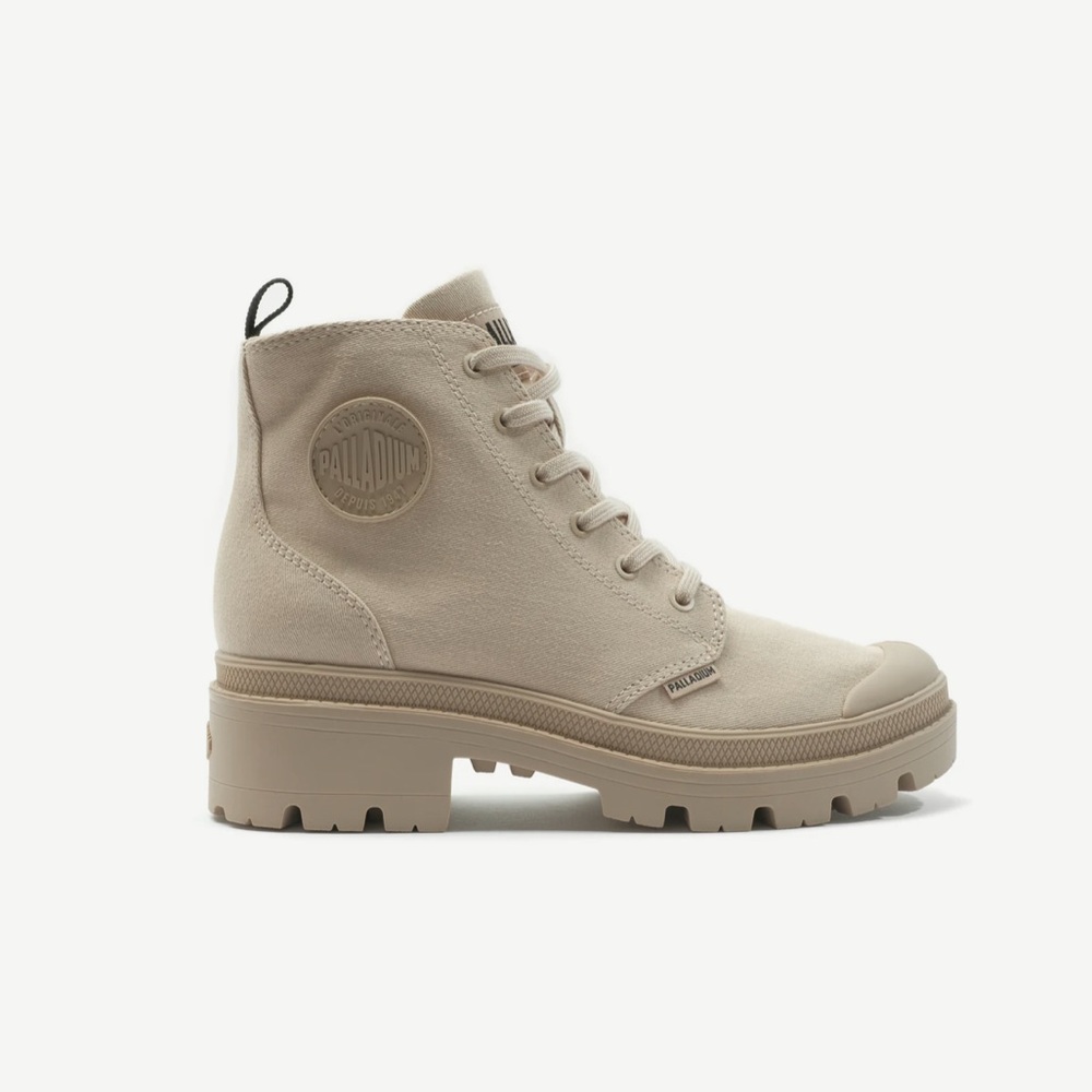 Palladium ‘Pallabase Twill’ Boots - Beige Tan